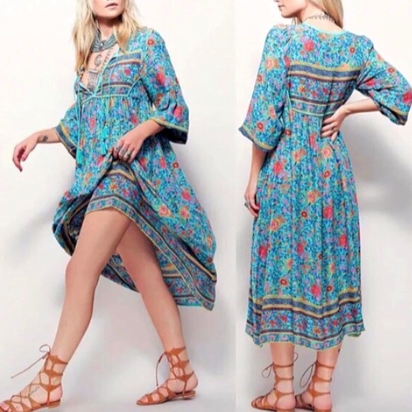 Prairie Folk Town Maxi Dress - Picture 3 of 8